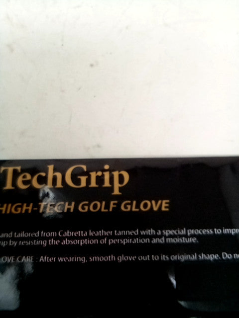 MG Golf Tech Grip Ladies Left Small Golf Glove - White - Cabretta Leather