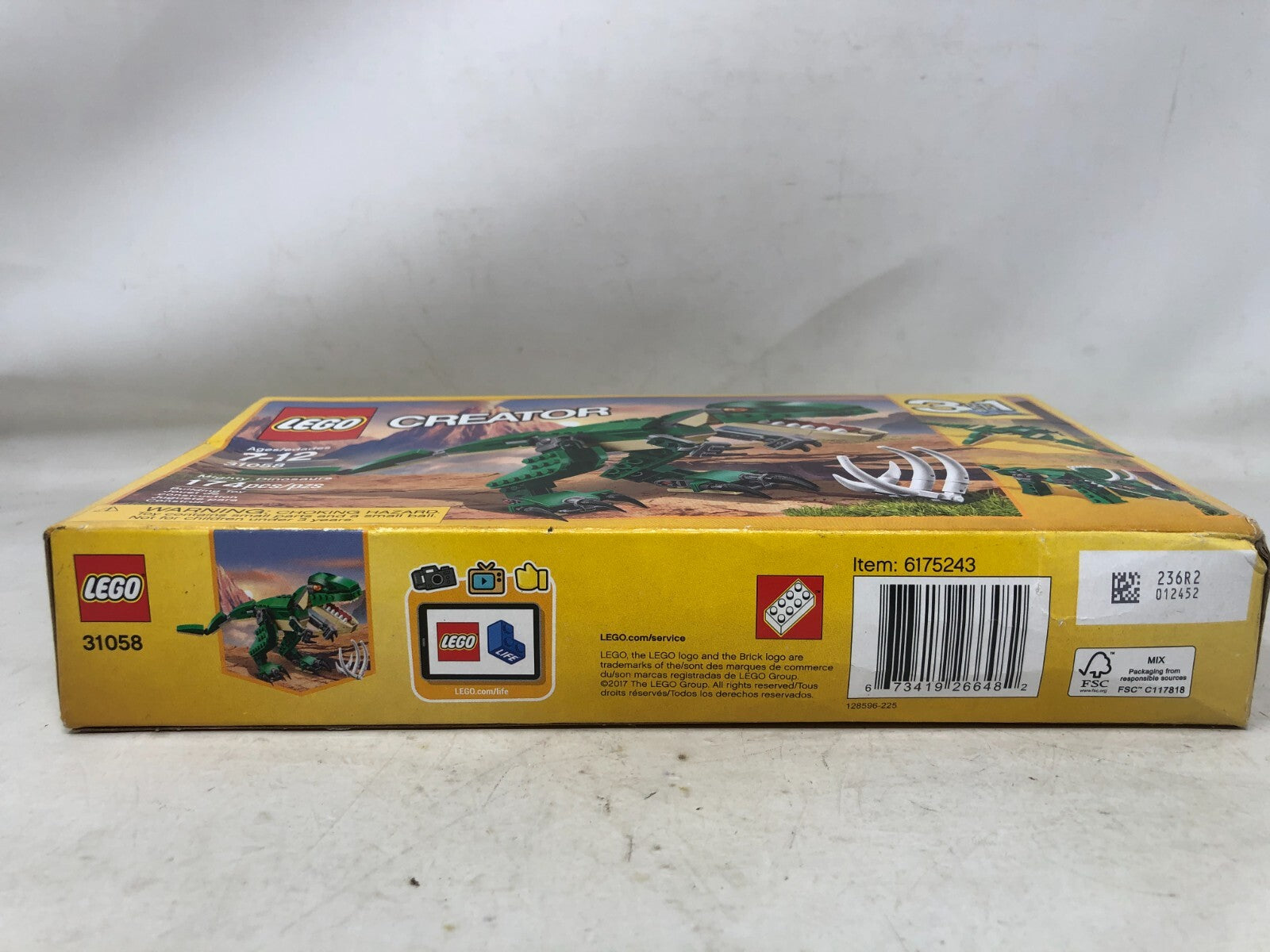 Lego Creator 3in1 Mighty Dinosaurs 174/pcs 31058