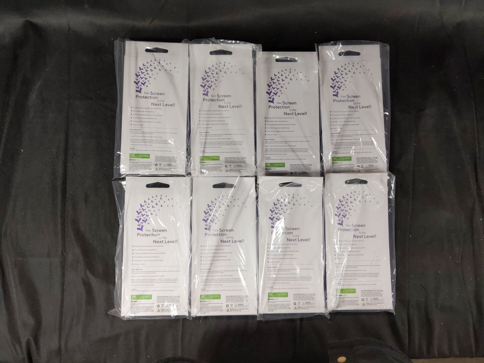 8 Metro Model GLS1022 For LG Stylo 6  HD Clear Tempered Glass Screen Protectors