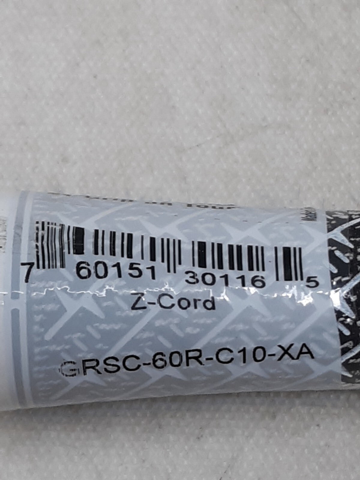 Golf Pride Z-Grip Full Cord, Standard - Black/White