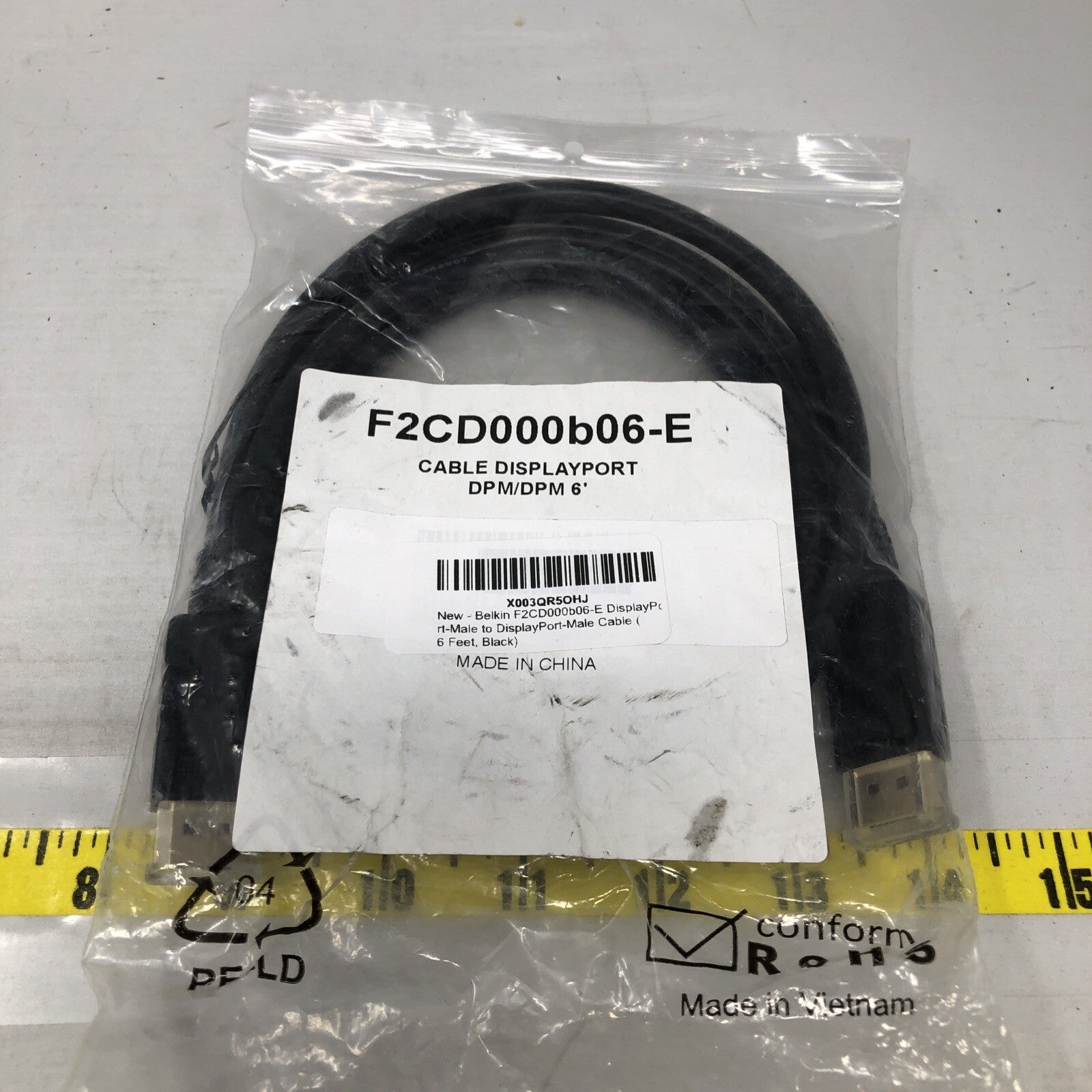 Cable DisplayPort DPM/DPM 6’