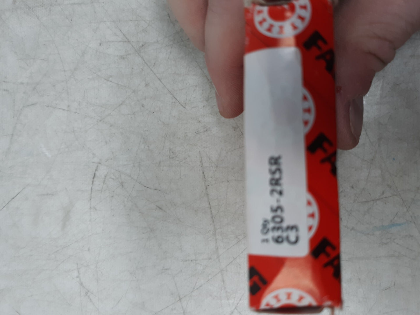 FAG 6305-2RSR-C3 Deep Groove Ball Bearing 25x62x17mm Rubber Sealed Korea