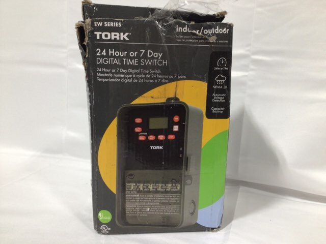 Tork EW103B Indoor/Outdoor Digital Time Switch 24h 7d