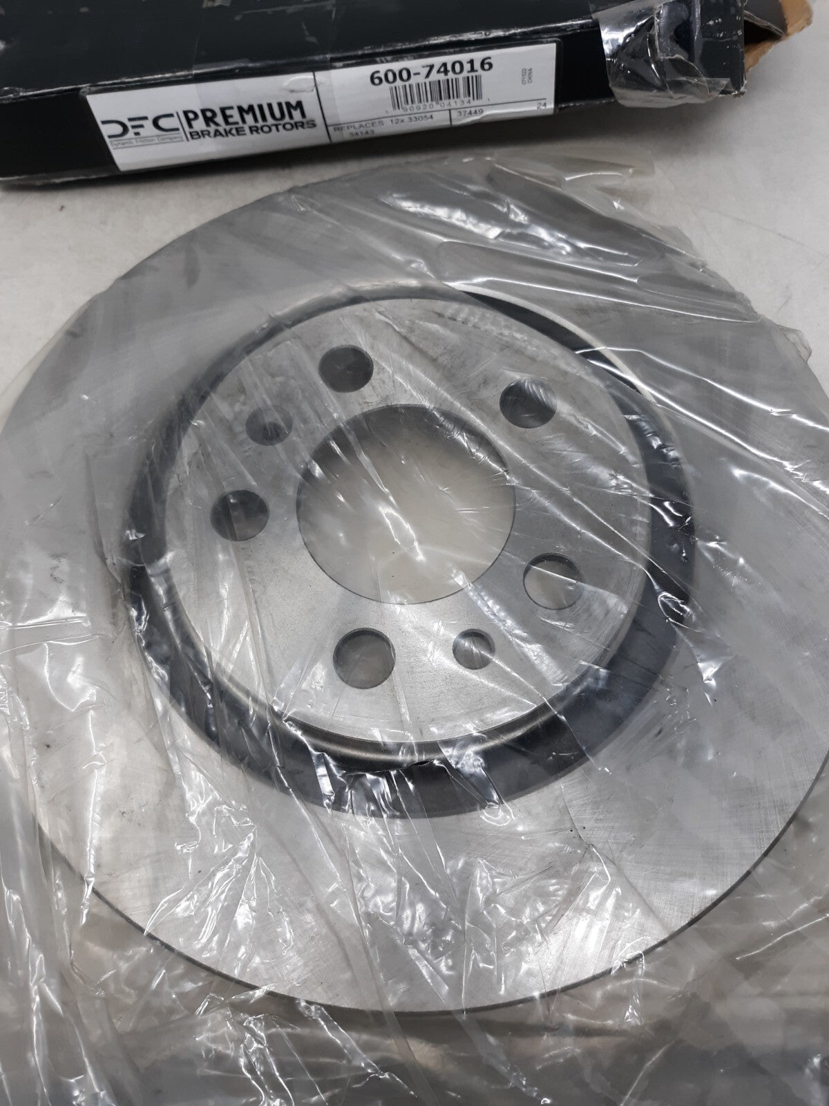 Disc Brake Rotor-Sedan DFC 600-74016