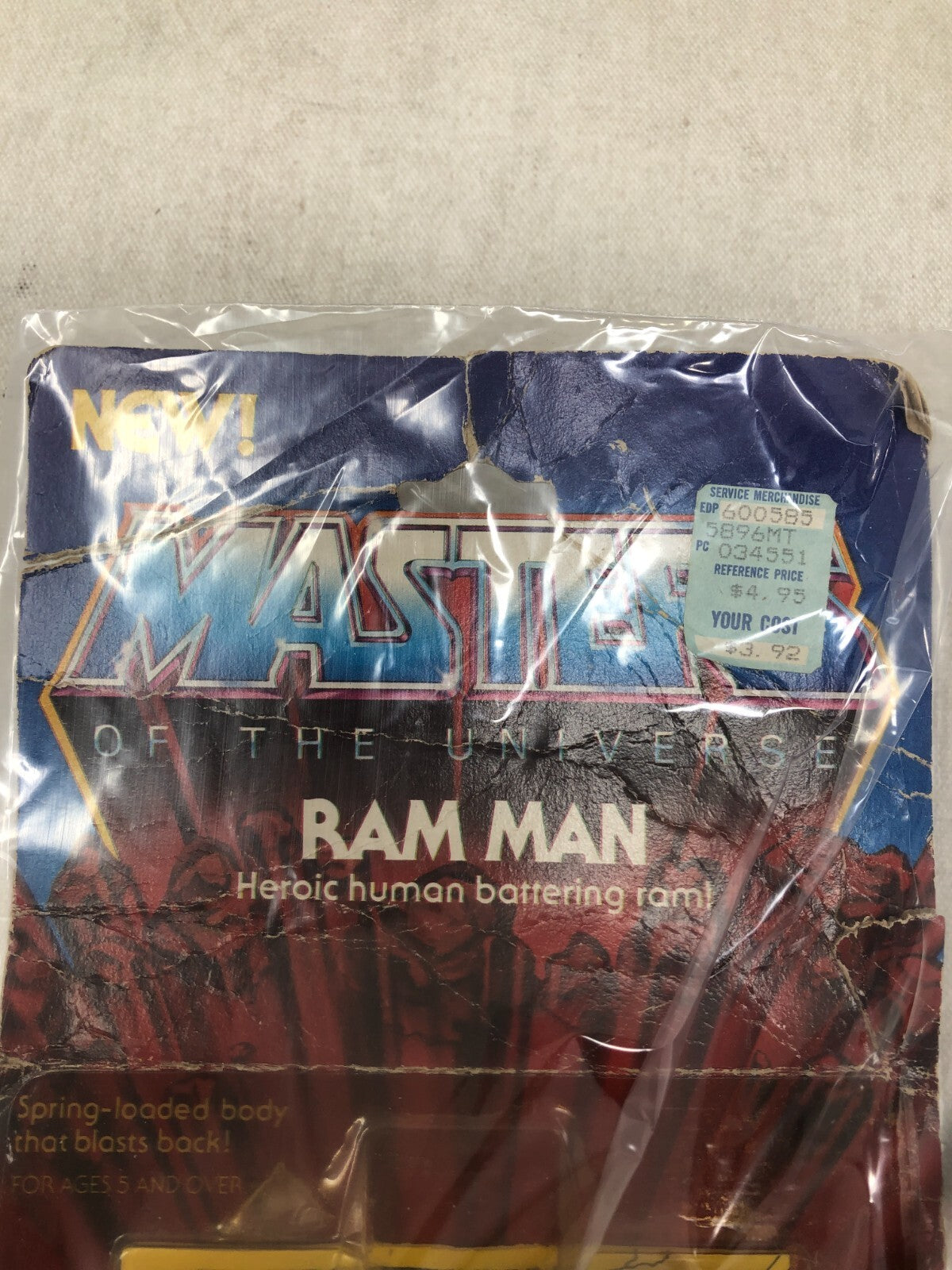 Vintage Masters of the Universe, Ram Man, MOC