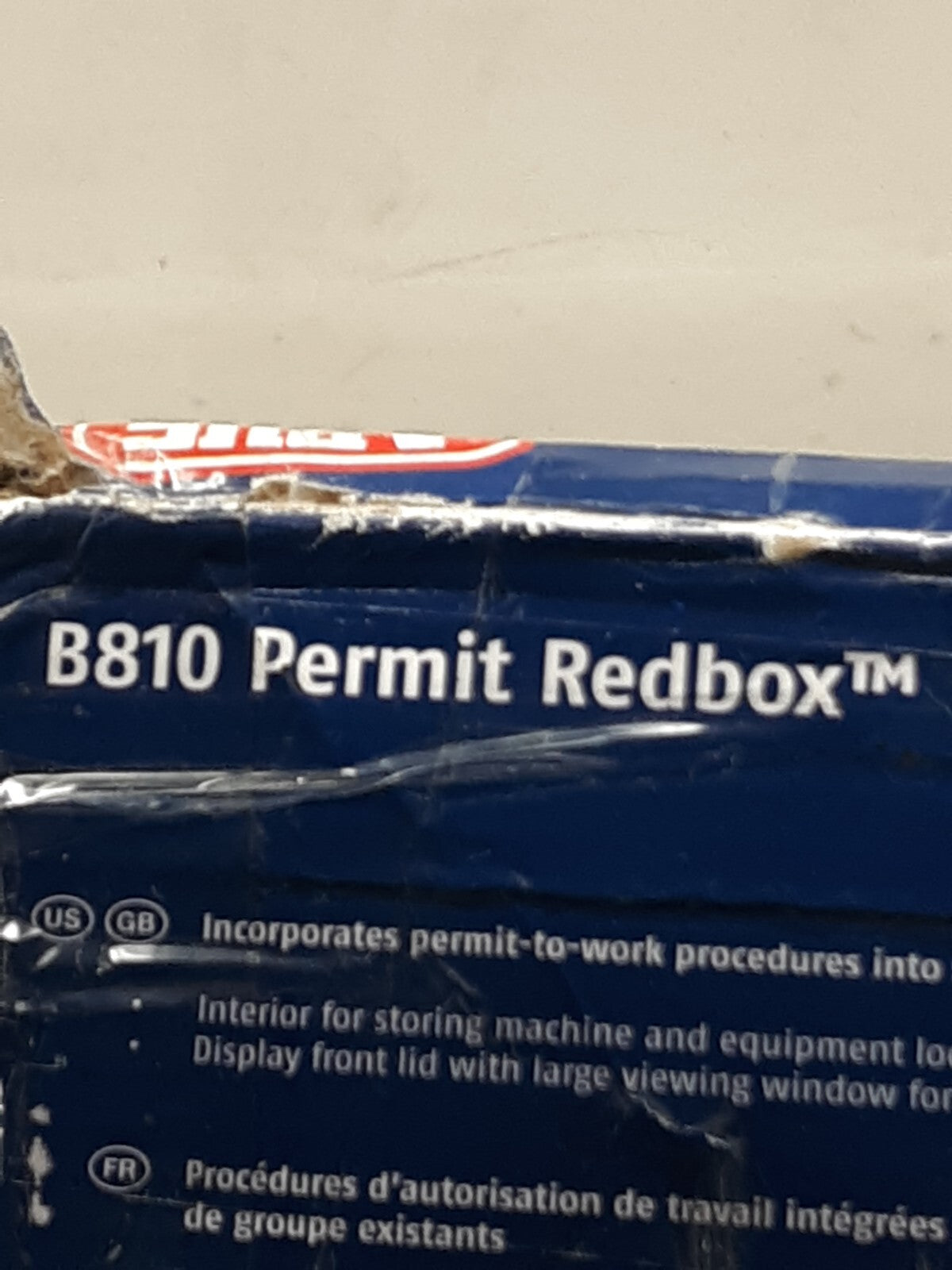 Abus B810 Permit Red Box
