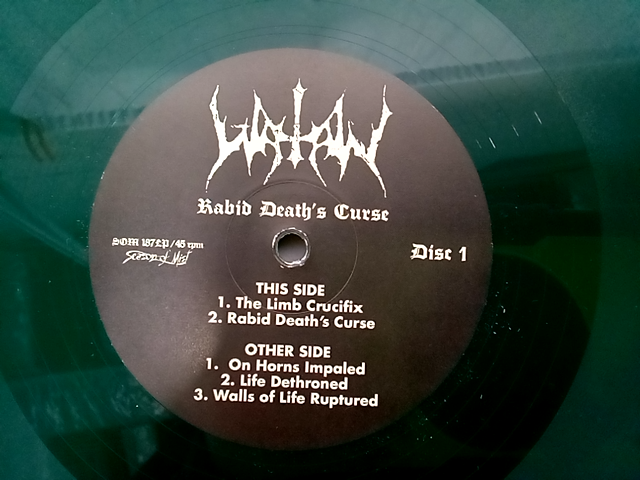 Lot of 2 Rabid Death's Curse 2 LP vinyl Record - Green