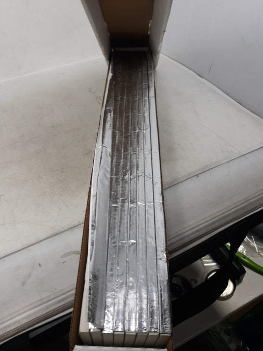 (16 ft) ESAB Refrac-T-Back Ceramic Weld Backing 693000044, 2 x 2 x 3/8", Grooved