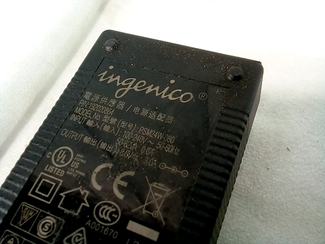 Ingenico psm24w-080 black cord