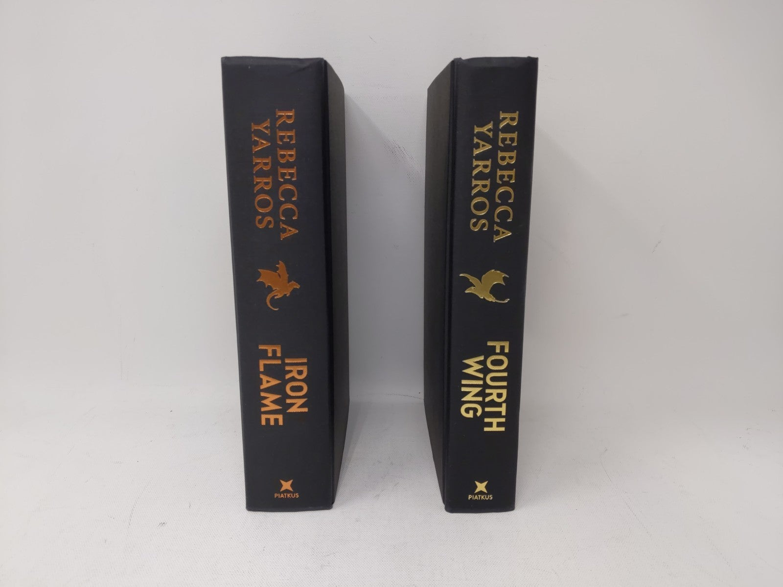 Fourth Wing & Iron Flame by Rebecca Yarros - Waterstones Exclusive 1st/1st