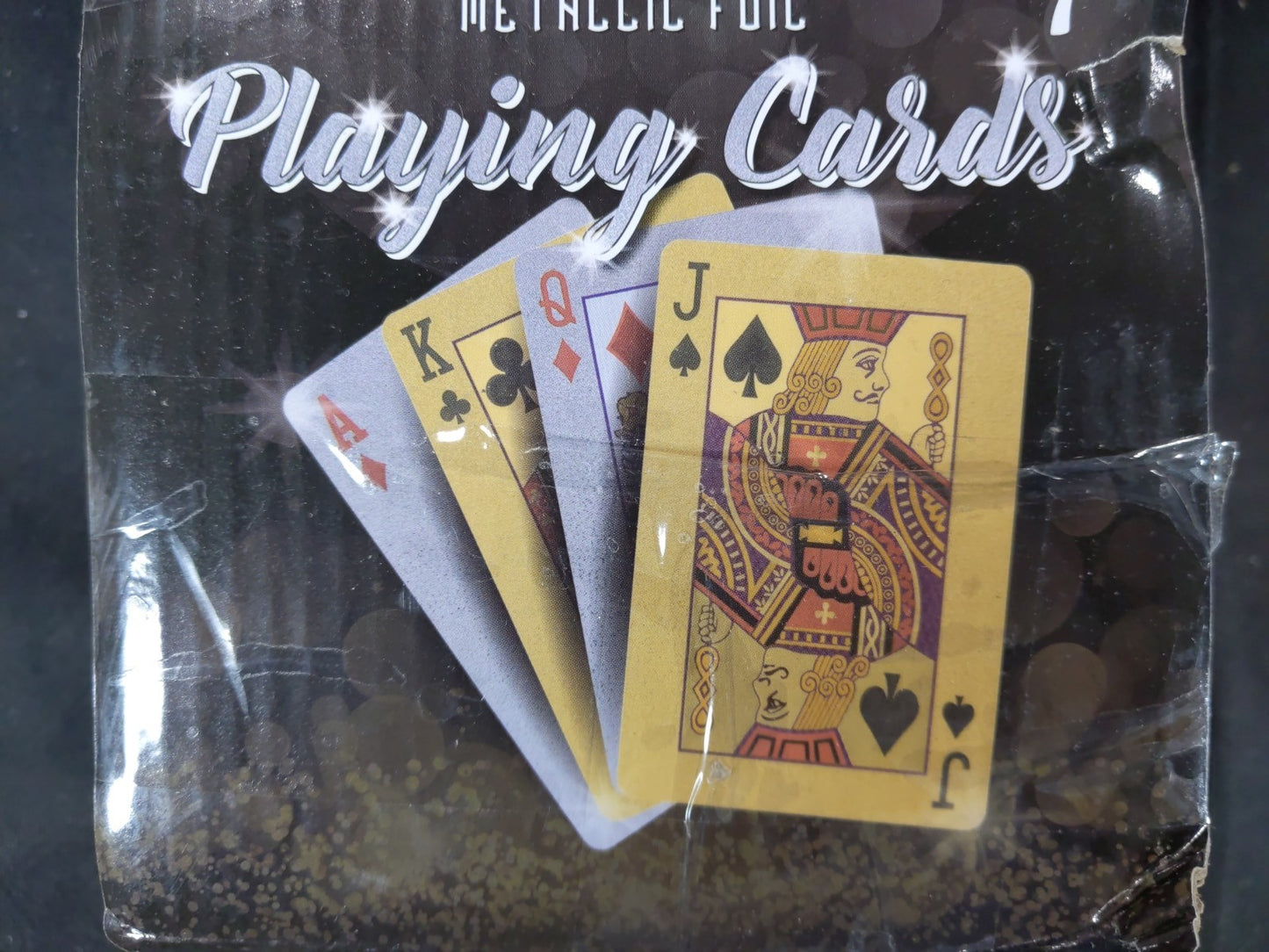 2 Deck USA Metallic Playing Cards Gold 100$ dollar and Silver USA Liberty Theme