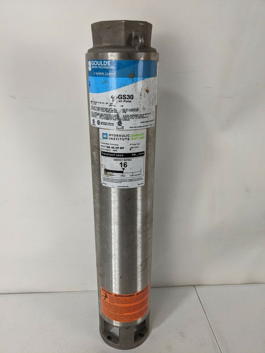 Goulds 45GS30 Wet End, Test Pump