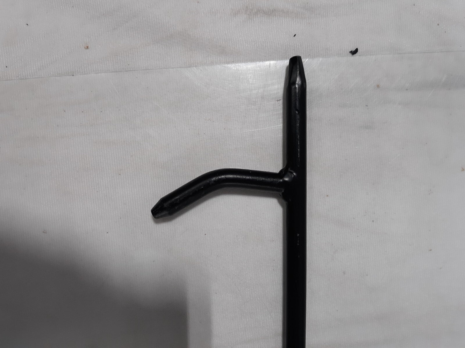 Open Hearth 15347 Panacea Black Matte Steel Fireplace Poker 30 L in.