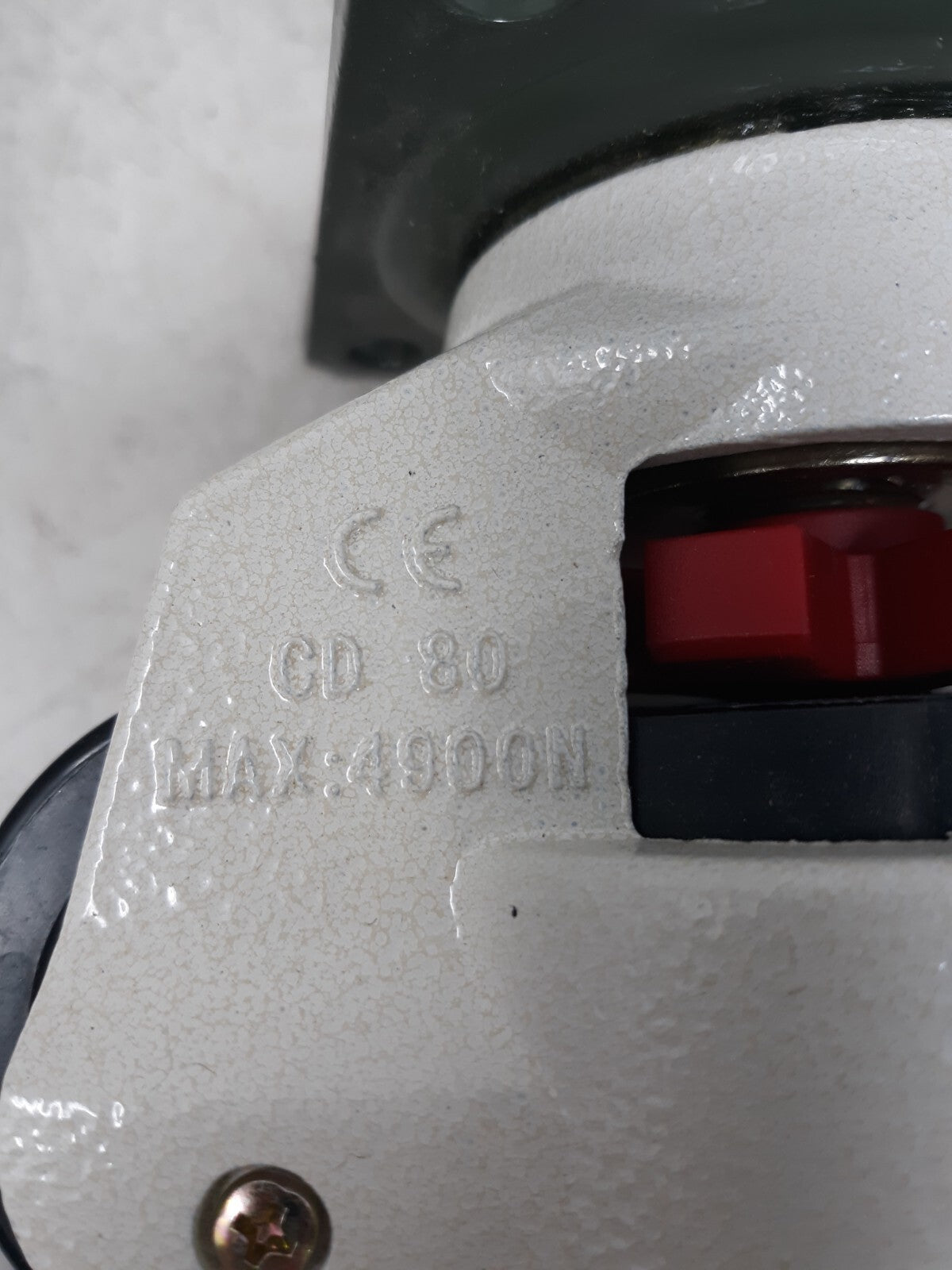 Lot of 4 CD-80F/S Level Adjustment Industrial Casters Load Bearing 500kg