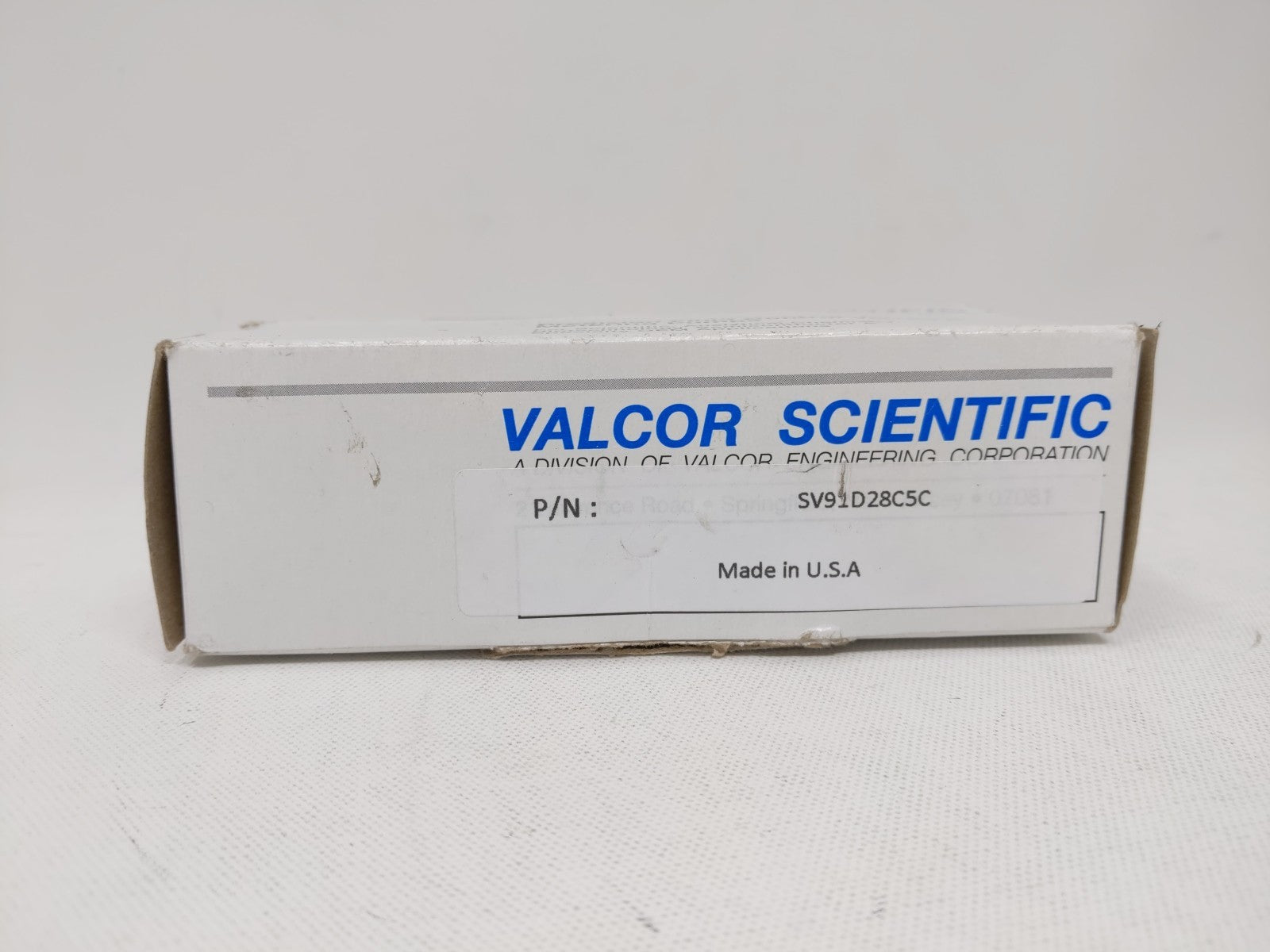 Valcor precision fluid control valves and metering pumps. 4419  SV91D28C5C 073H