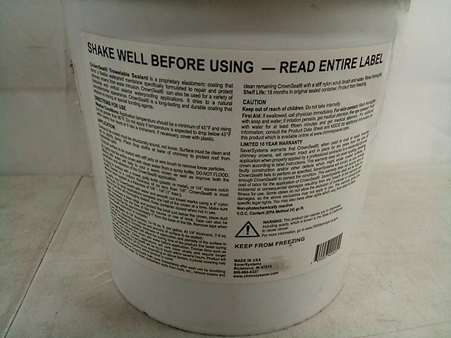 Crownseal Pre-Mixed Flexible Waterproof Coating 5 Gallons - All