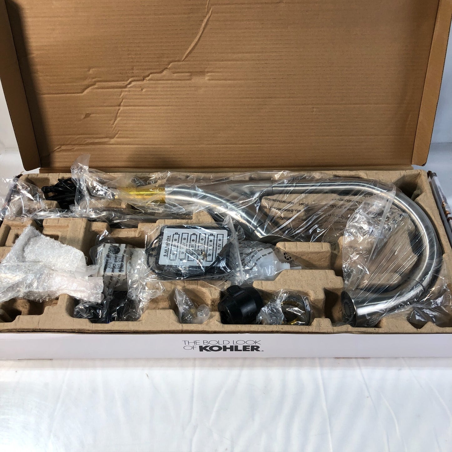 Kohler Touchless Pull-Down Kitchen Faucet with Soap Dispenser