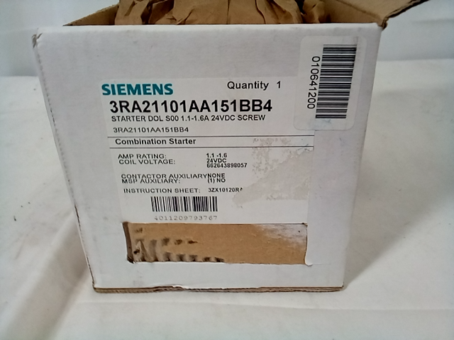 Siemens 3RA2110-1AA15-1BB4 Combination Starter