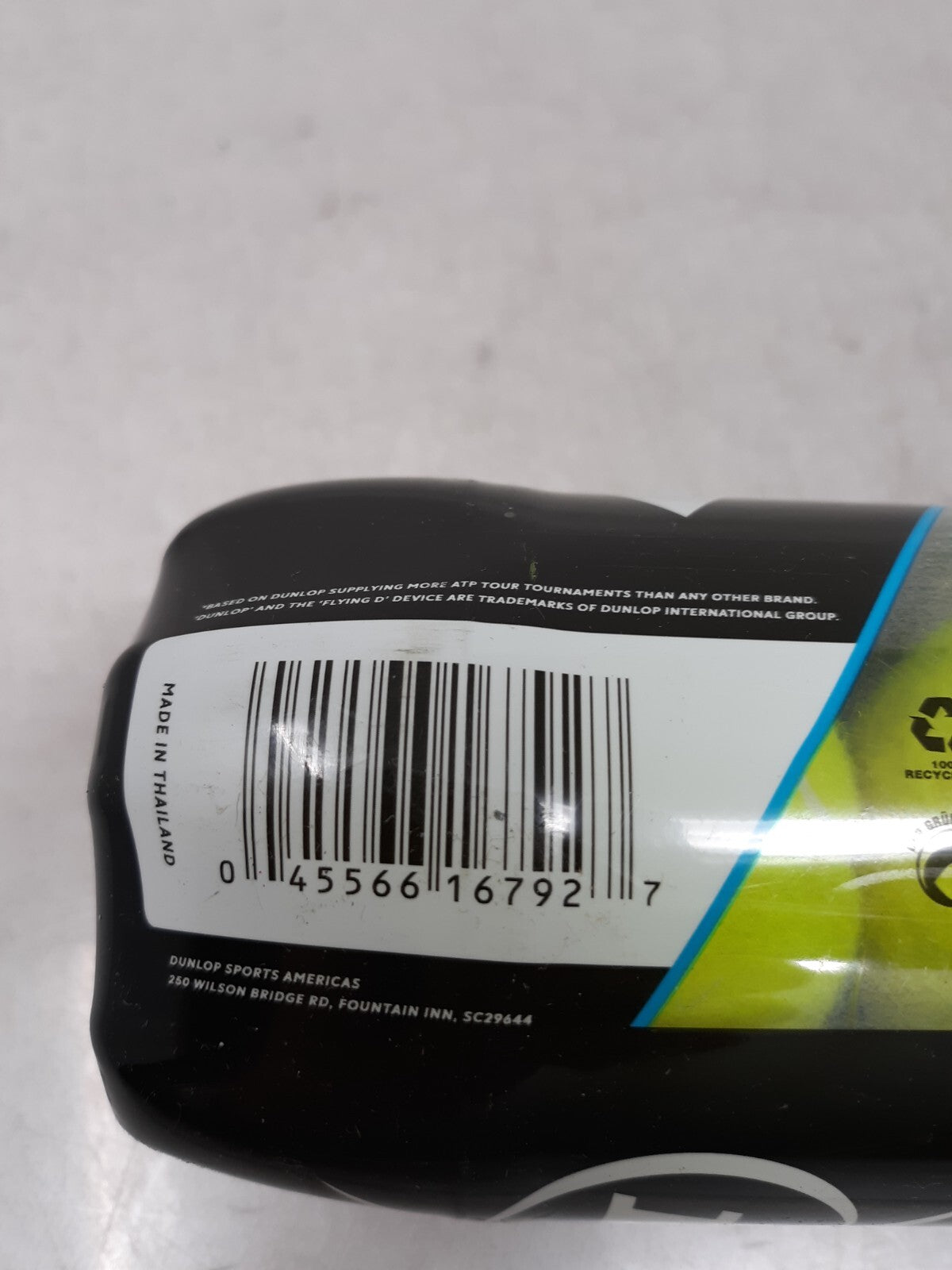 Dunlop ATP Extra Duty Tennis Balls Hard Court Can of 3 ITF USTA Approved