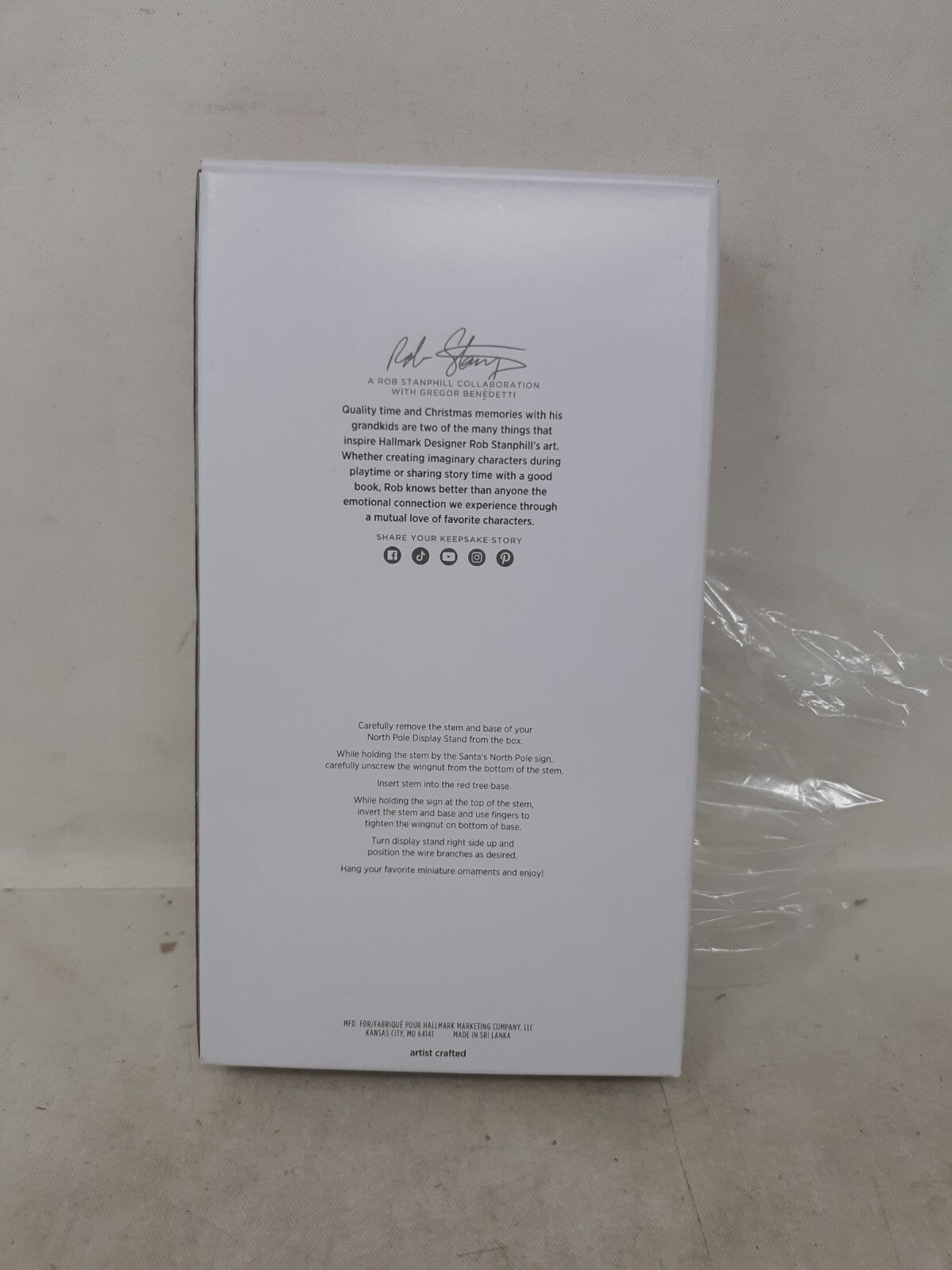 2024 Hallmark North Pole Display Stand - For Miniatures - Ornament Club