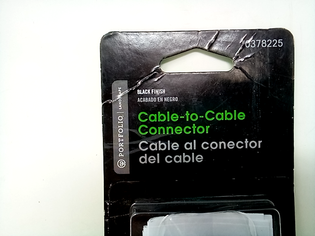 Portfolio-cable to cable connector 0378225