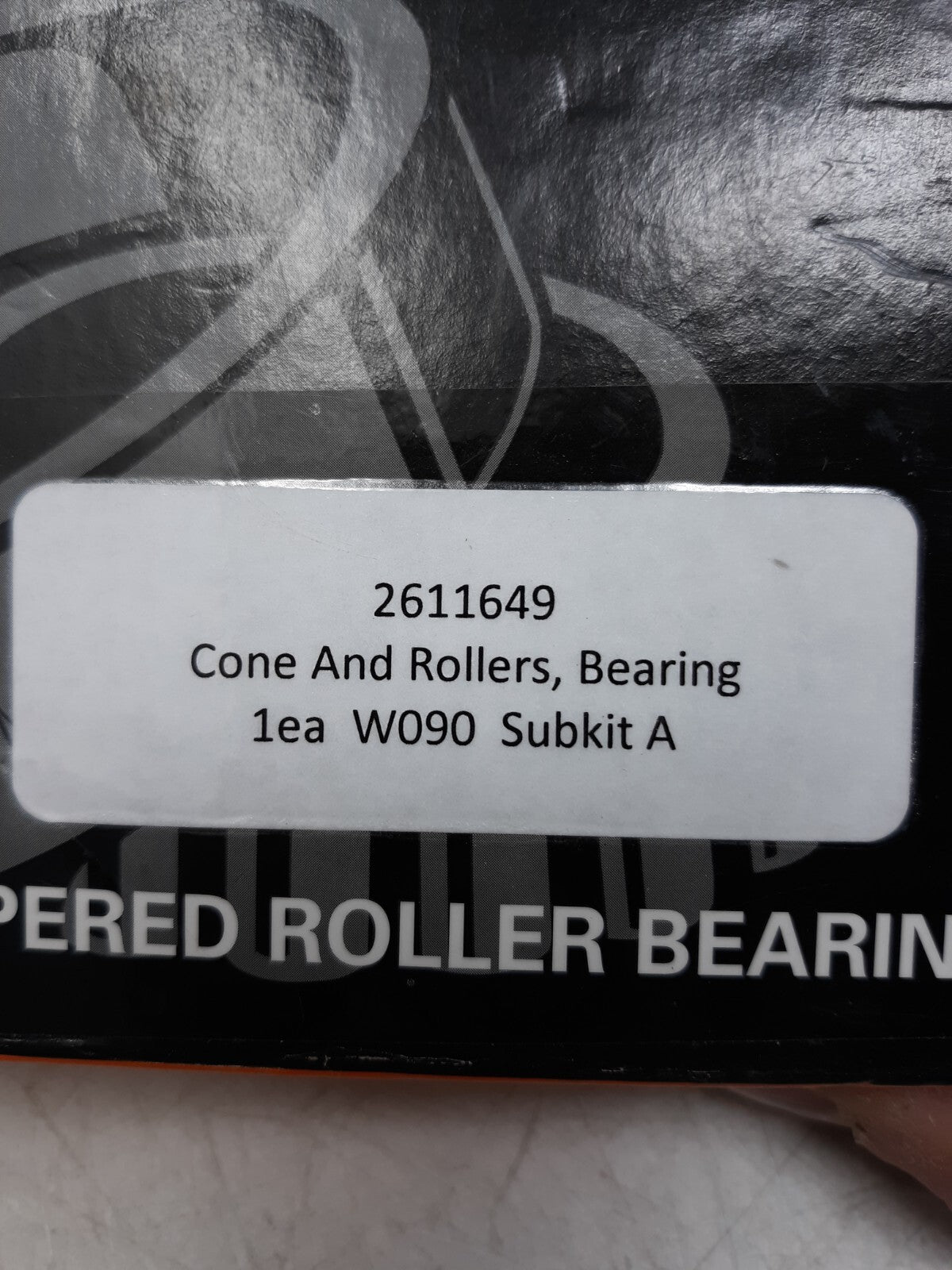 Timken 2611649 Tapered Roller Bearing – Cone and Rollers NP227093 Subkit A