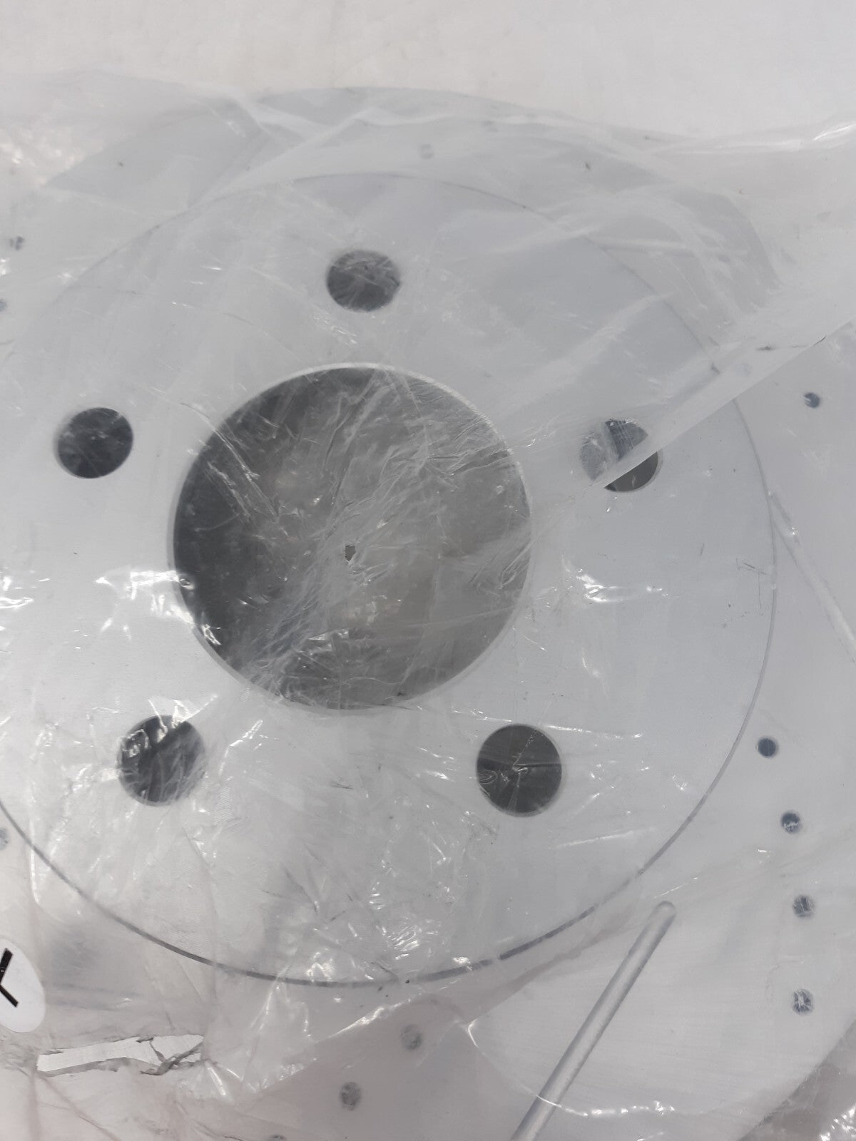 Performance Drilled Slotted Brake Rotor 53001 Front MIN THK 26MM Zinc Coated