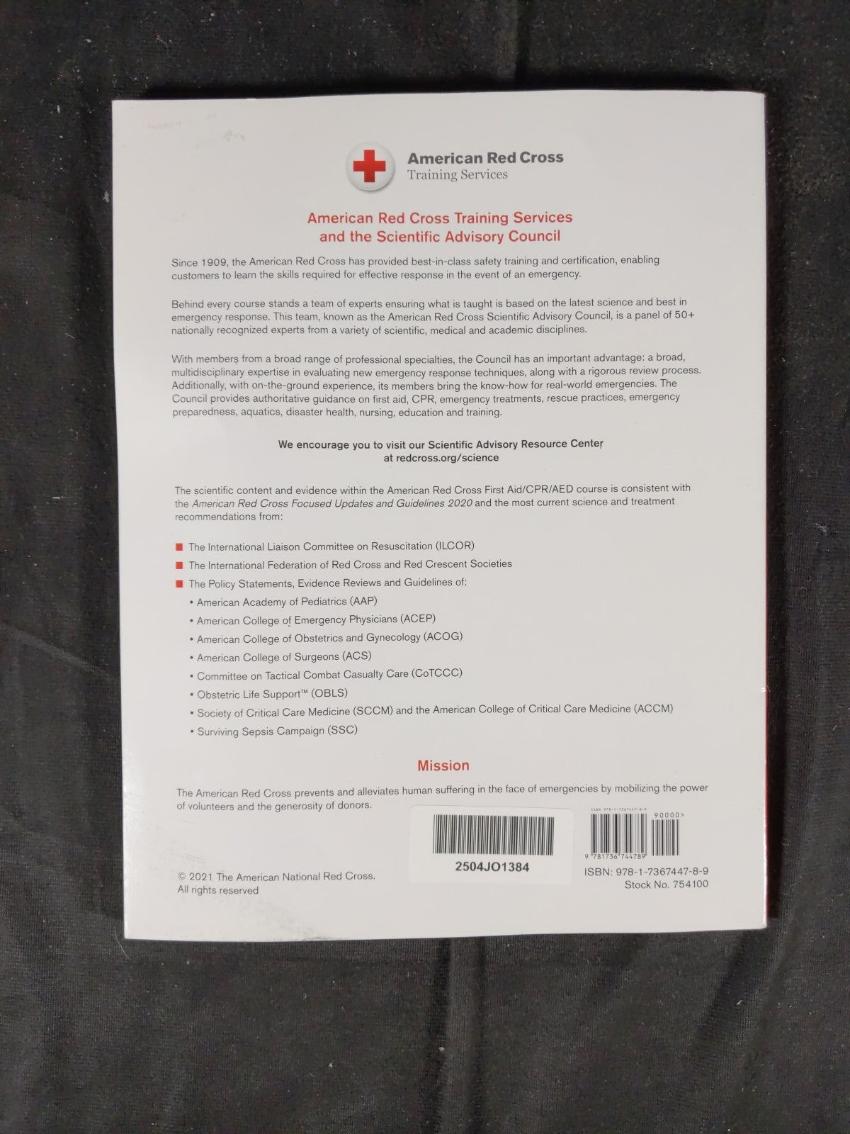American Red Cross First Aid/ CPR/ AED Participant's Manual