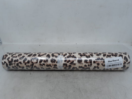 HueBurst Wallpaper Stick and Peel 17.3" x 472" Leopard Print