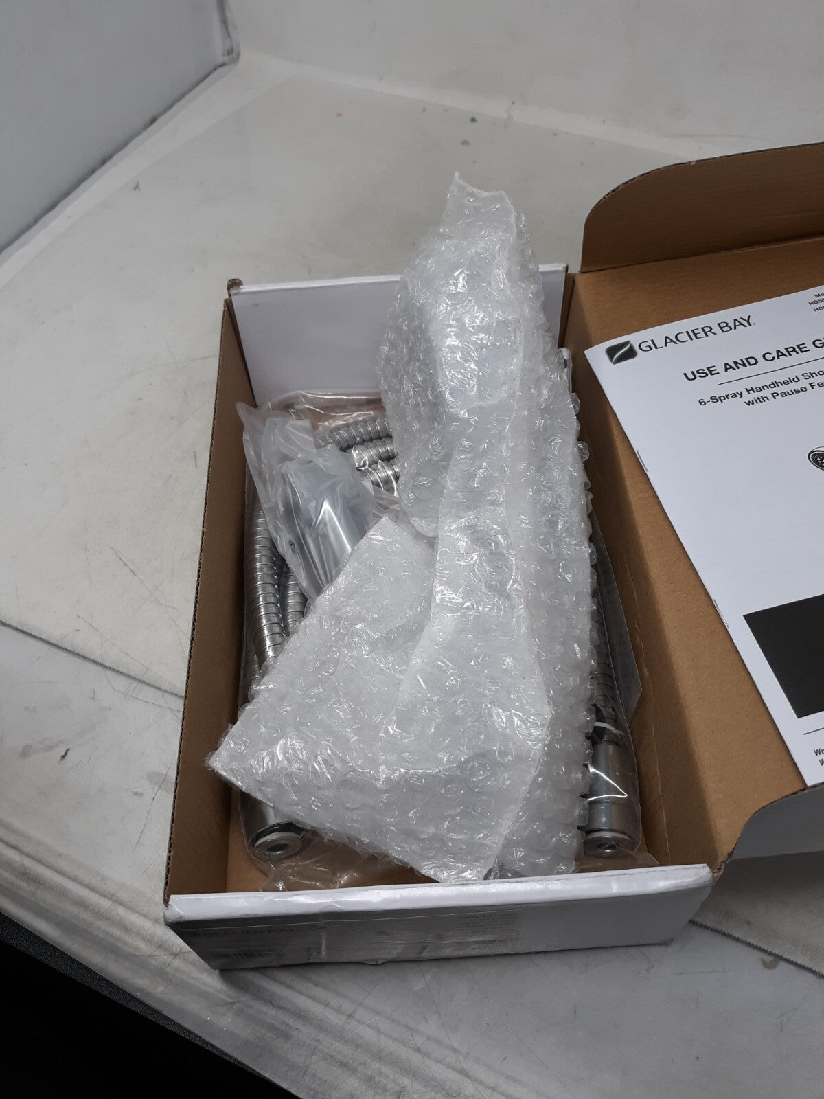 Glacier Bay Handheld Showerhead 6 Function Kit - Chrome Finish