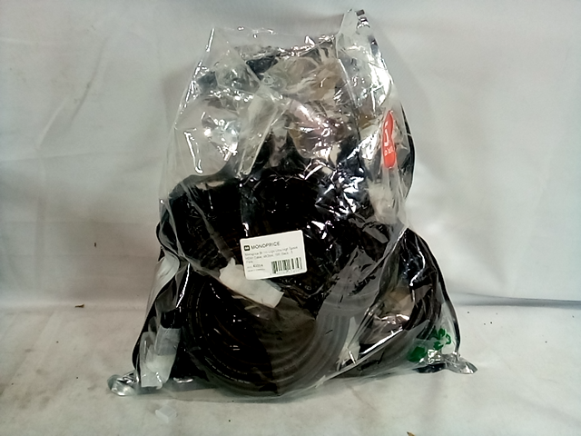 Monoprice 8K No Logo Ultra High Speed HDMI Cable, 48Gbps, Black, 15ft, 5 Pack