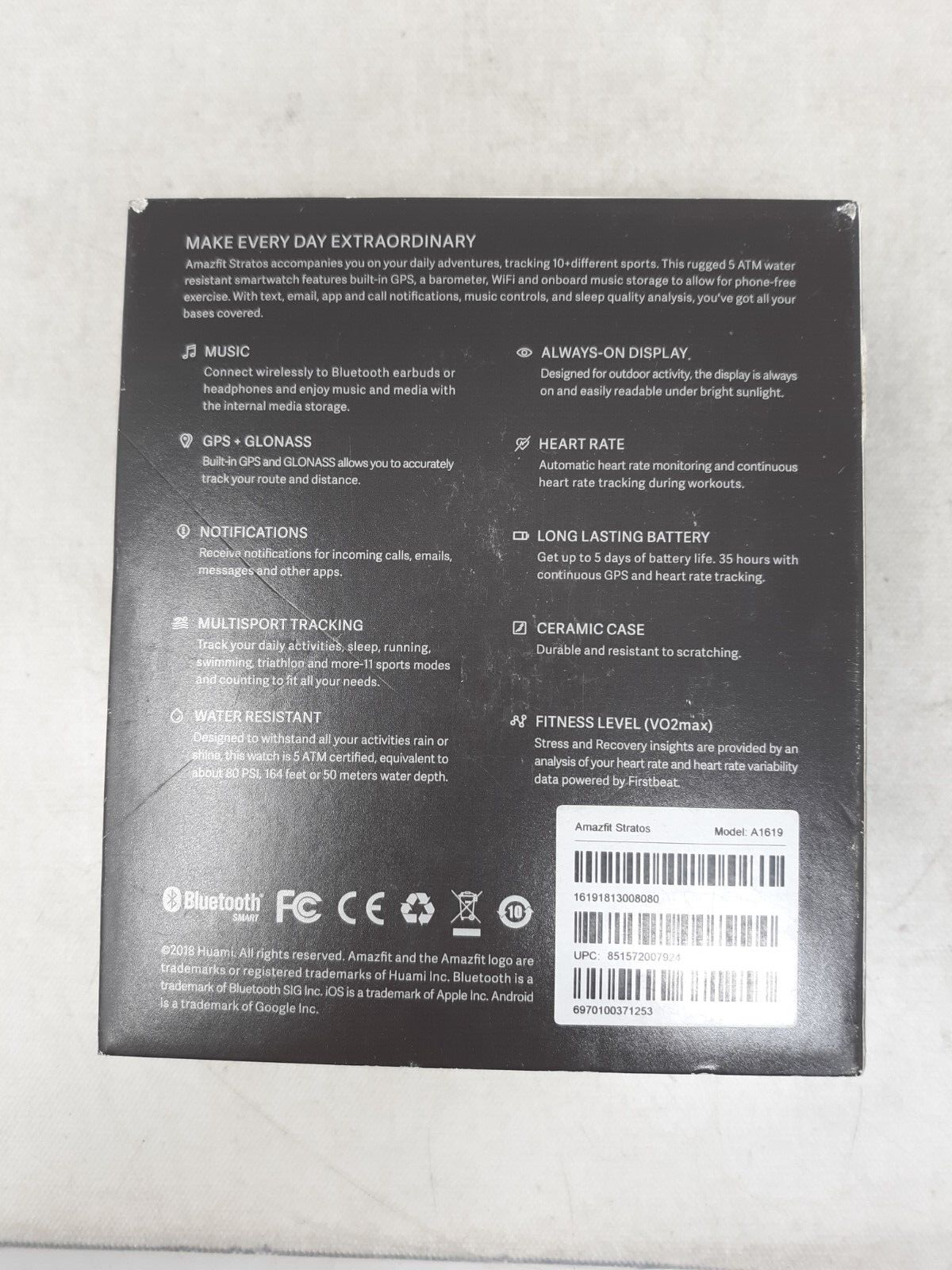 Amazfit Stratos  Smartwatch A1619