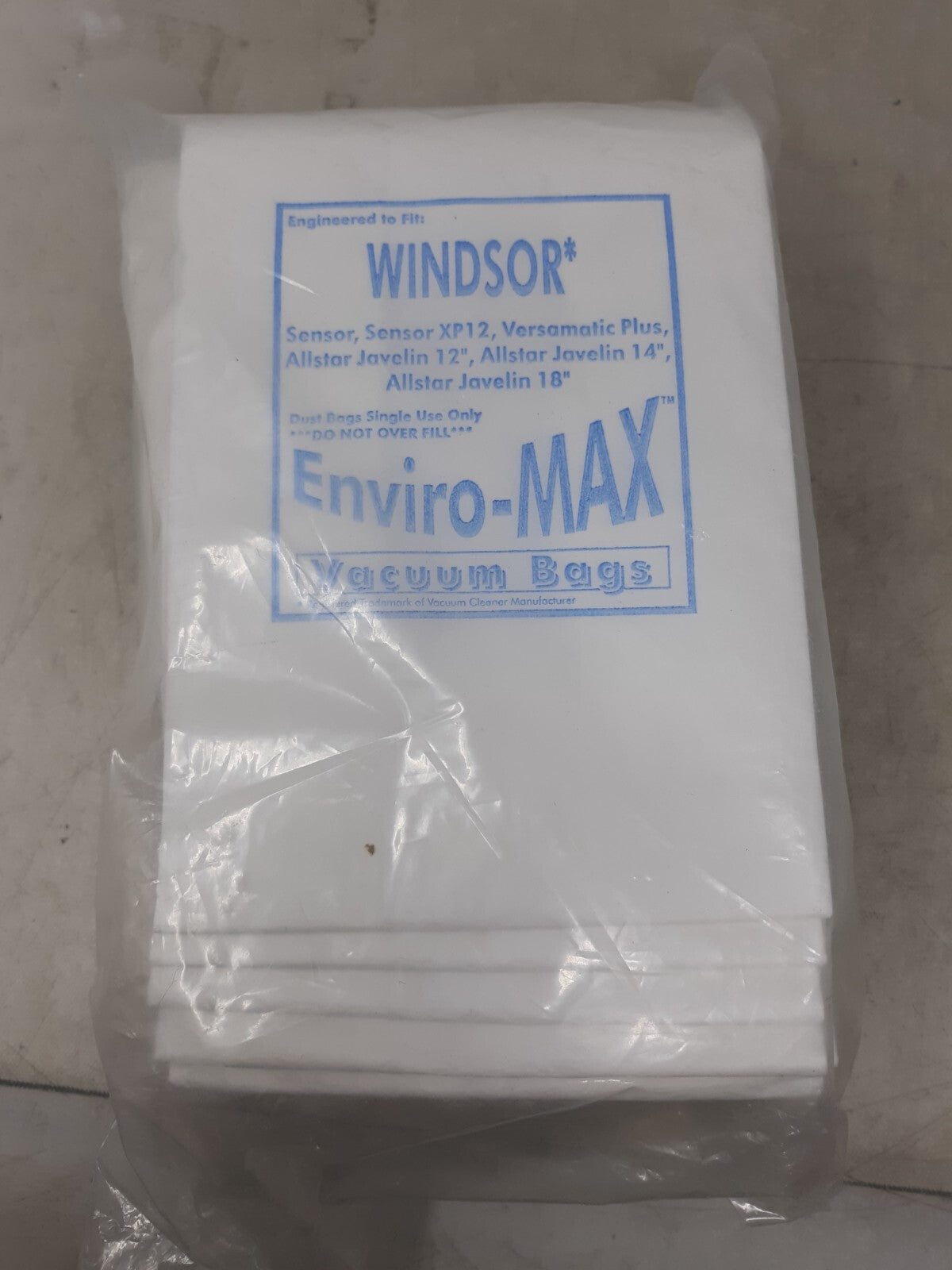 Enviro Max Advance Backpack XP Vacuum Bags 10 Pack