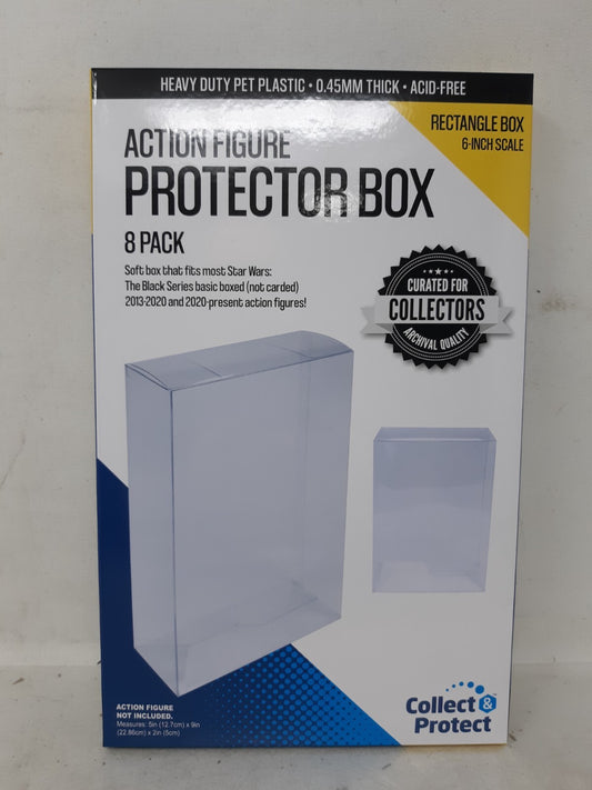 6-Inch Action-Figure Collapsible Protector Box with Angled Side 8-Pack Star Wars