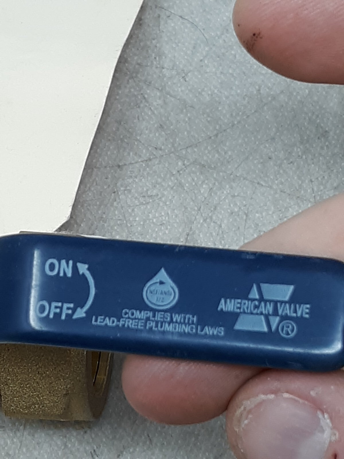 American Valve G100VL 3/4" Lead Free Ball Push-fit  Valve, 0.75 inch