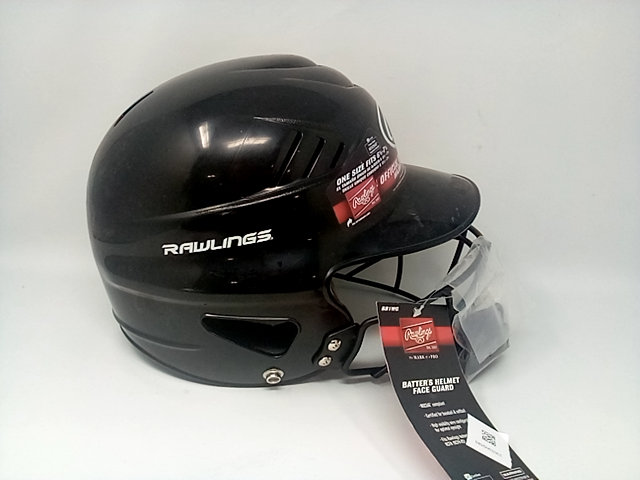 Rawlings OSFM Official Batting Helmet with Face Guard - One Size Fits 6 1/2 - 7 
