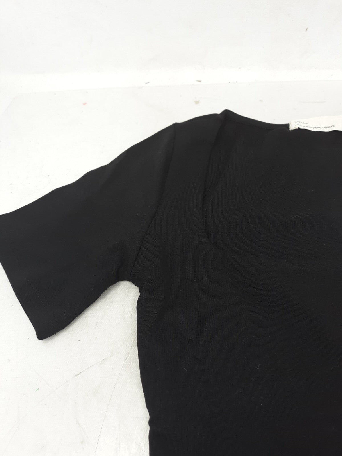 Oak & Fort Refined Black One Piece Swimsuit Size XS