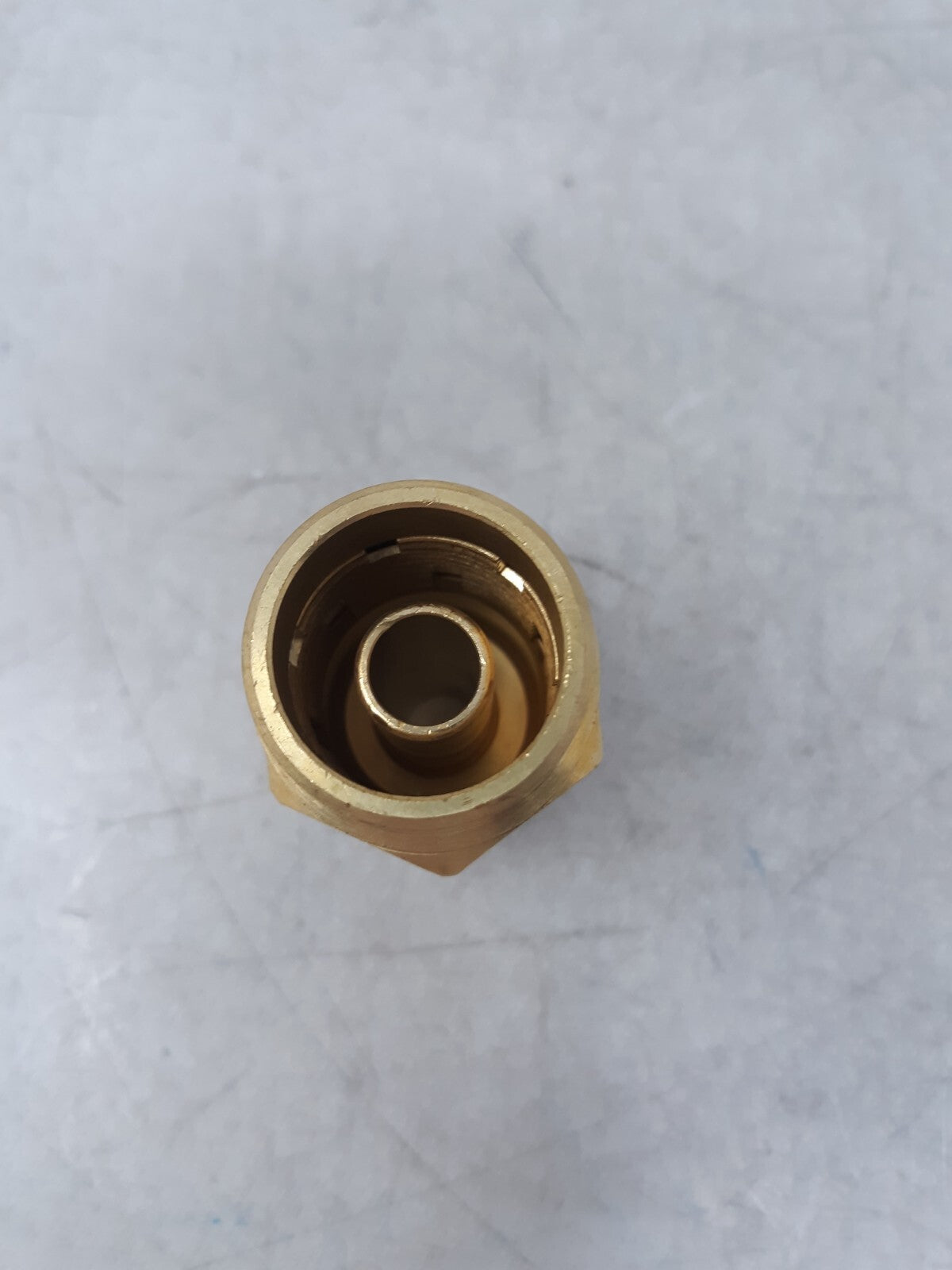 Brass DOT 1/2" Male NPT Connectors for 3/4" OD x 3/8" ID Rubber Air Brake Hose