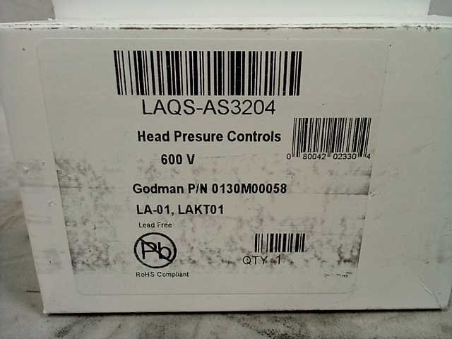 Godman Head Pressure Controls -LAQSAS3204
