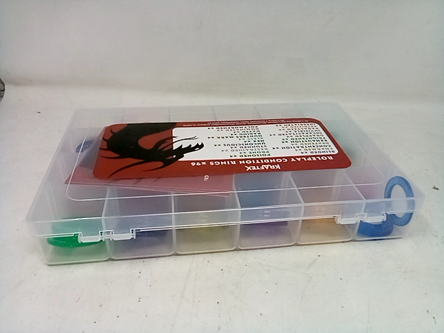 Kraftex D&D Roleplay Condition Rings, QTY 96