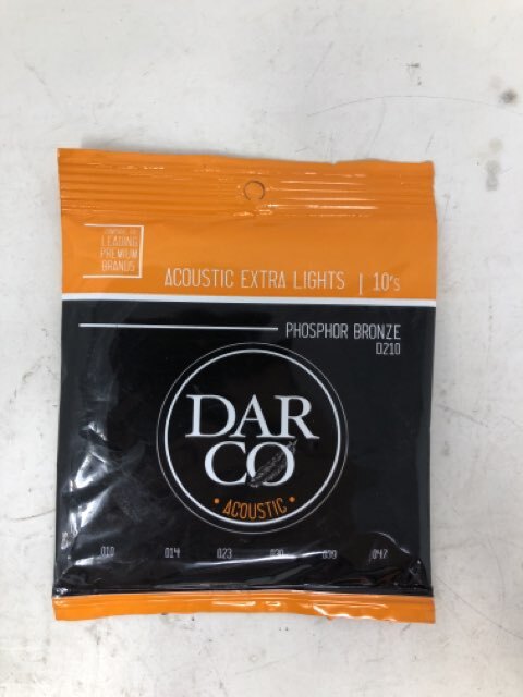 Darco Acoustic Strings  92/8  6 String  Ex. Light