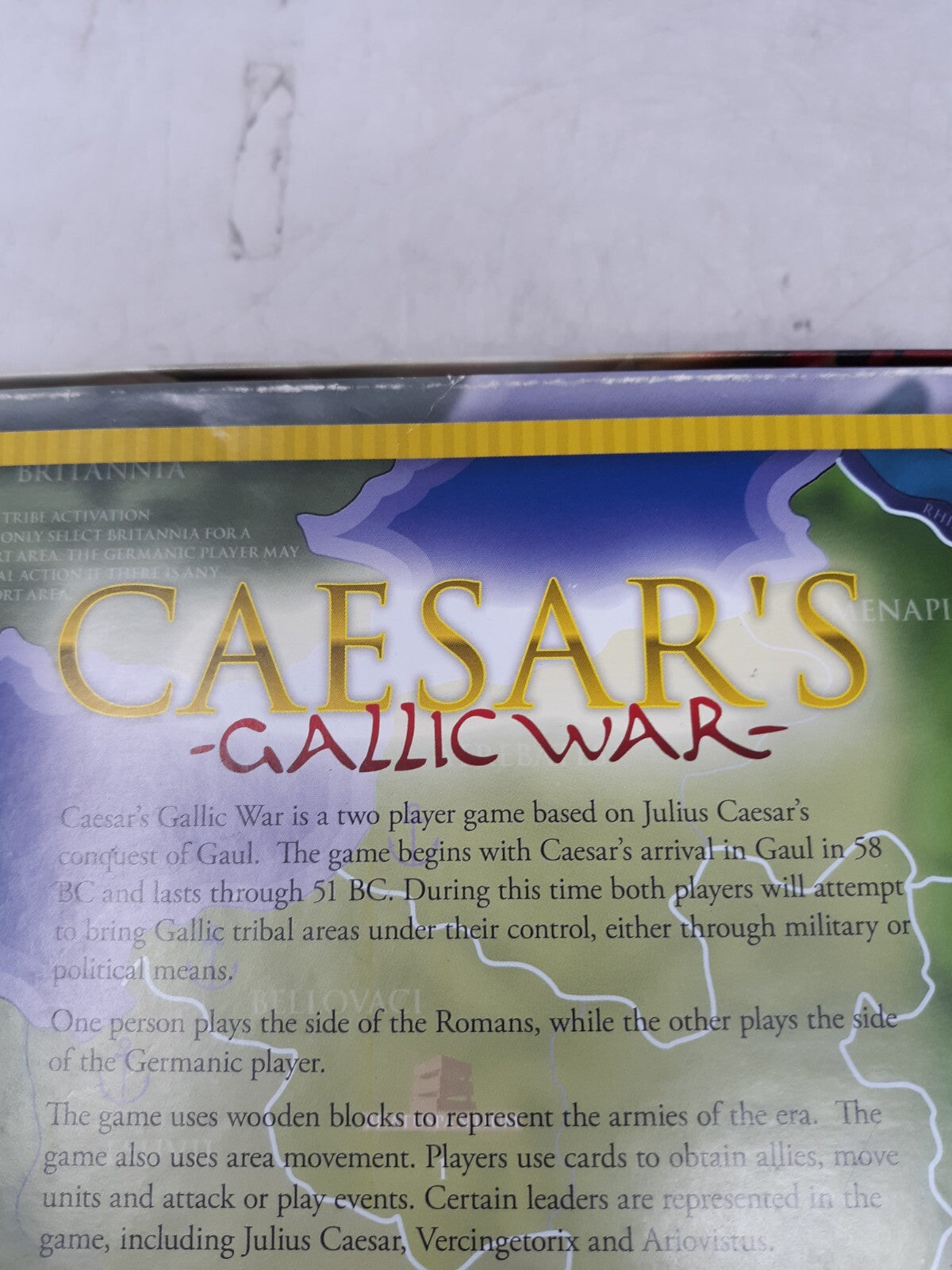 Worthington Games Caesar’s Gallic War Ancient Rome Strategy Board Game