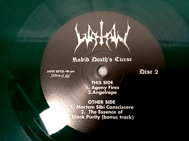 Lot of 2 Rabid Death's Curse 2 LP vinyl Record - Green