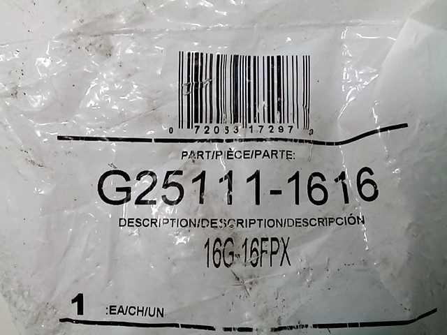 Female Pipe Swivel (NPSM - 30 Cone Seat) (MegaCrimp) - Gates G25111-1616