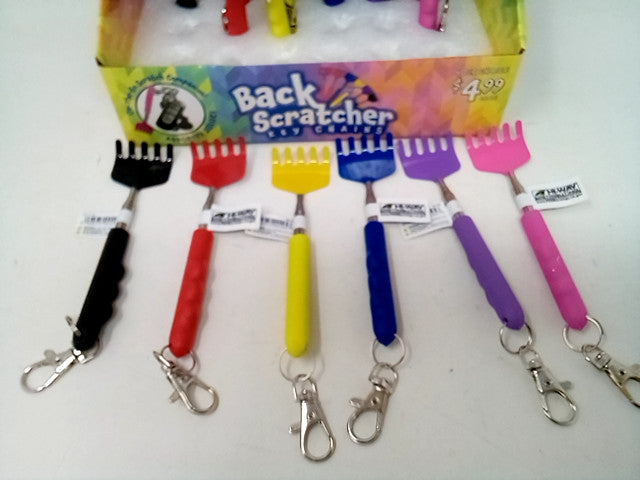 Hi-Way Distributing Back Scratcher Key Chaings Display Case of 21