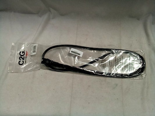 C2G 25545 16 AWG Universal Power Cord (NEMA 5-15P to IEC320C13) TAA Compliant  B