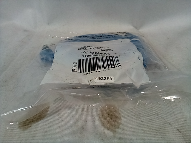Belkin  BLKA3L98010BLUS  RJ45 High-Performance CAT 6 Patch Cable - 10'  1 Each  