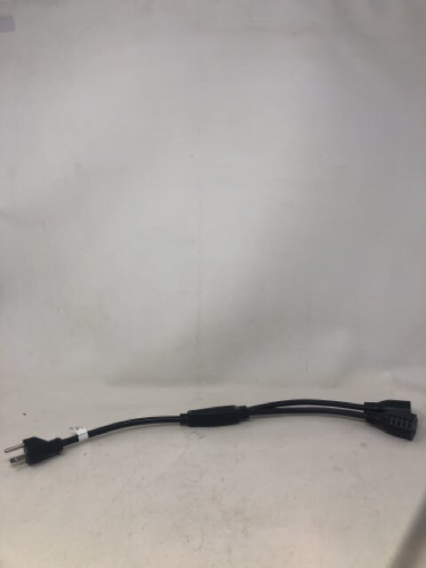 Cables to Go 1-to-2 Power Cord Splitter - Black - 14