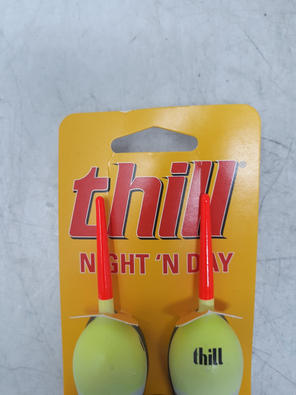 Thill Night 'N Day Oval Spring Floats 1" Glow 3 Packs (6 Total)