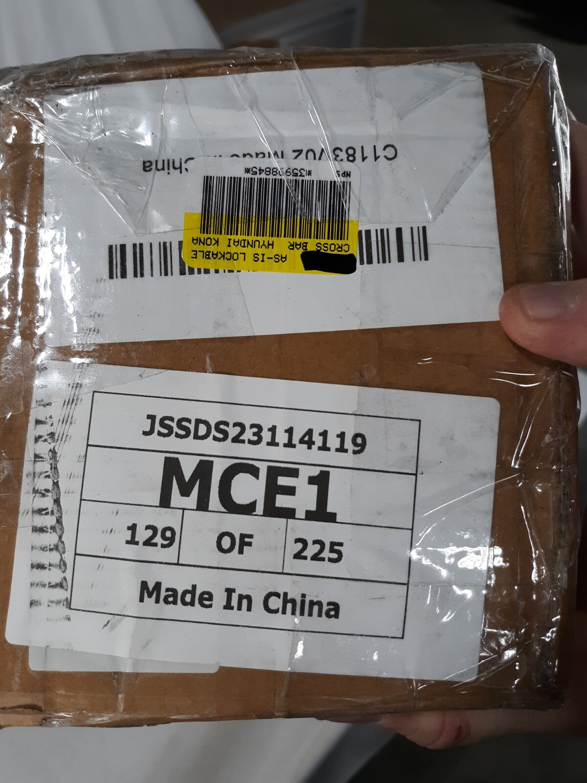 Lockable Roof Rack Cross Bar for Hyundai Kona & Kona Electric 2018-2022 Carrier